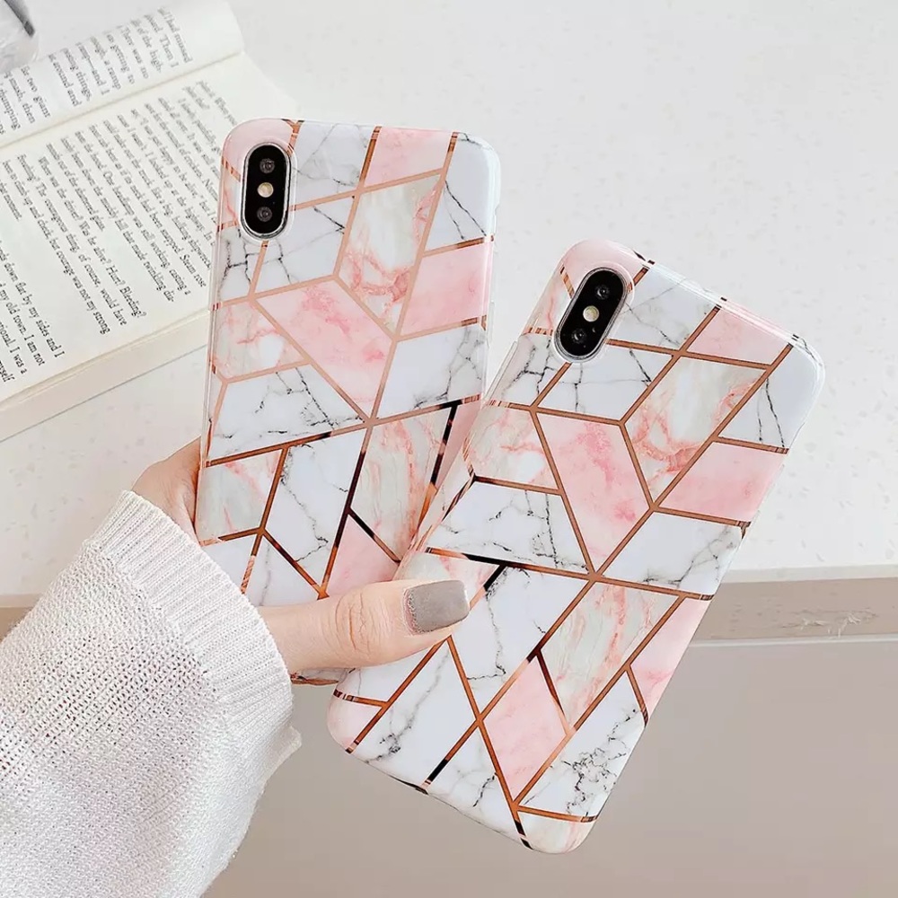❤️ iPhone 11 Pro (5.8 in) Pink Marble Case - Picture 2 of 4